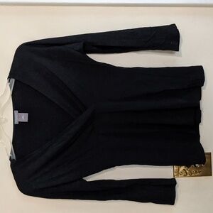 Ann Taylor V Neck Stretch Top X-Small Petite